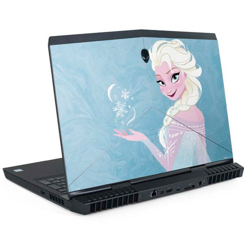 Disney Frozen Ice Blue Elsa Art Dell Alienware Skin